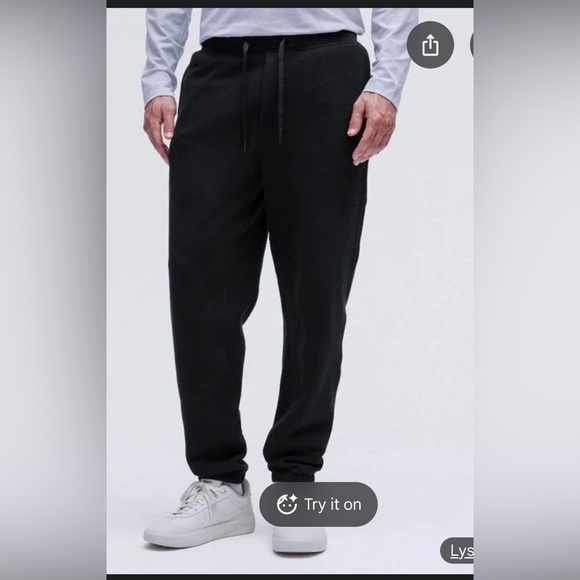 LULULEMON Steady State Classic-FitJogger Regular Men's Black Jogger Pants